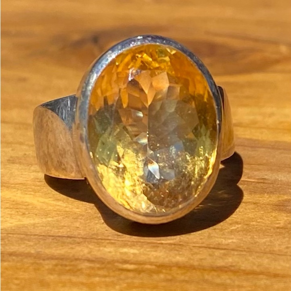 Beautiful citrine ring - Picture 3 of 3